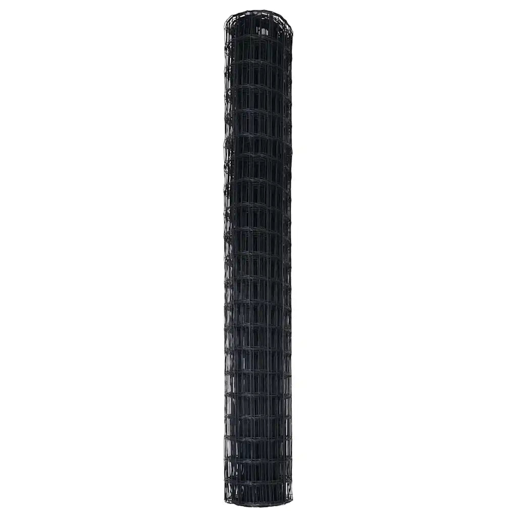 Recinzione Euro Nero 1,6 x 10 m Ferro rivestito in PVC 42004601