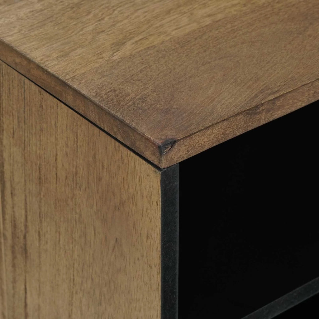 Mobile TV Marrone 80 x 31,5 x 46 cm Legno di mango massello
