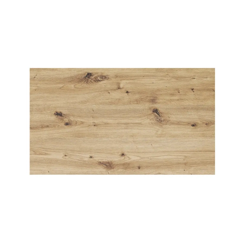 Piano per mobile sottolavabo BRAZZA – 80 cm – Rovere chiaro – Spessore 2,5 cm – Da appoggiare
