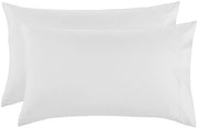 Set di 2 cuscini copri - Dimensioni 51*76cm - Copri cuscino in poliestere 100% con chiusura a sacchetto - Resistente alle pieghe, incolore, resistente alle macchie - Bianco - 20*30in (51*76cm)