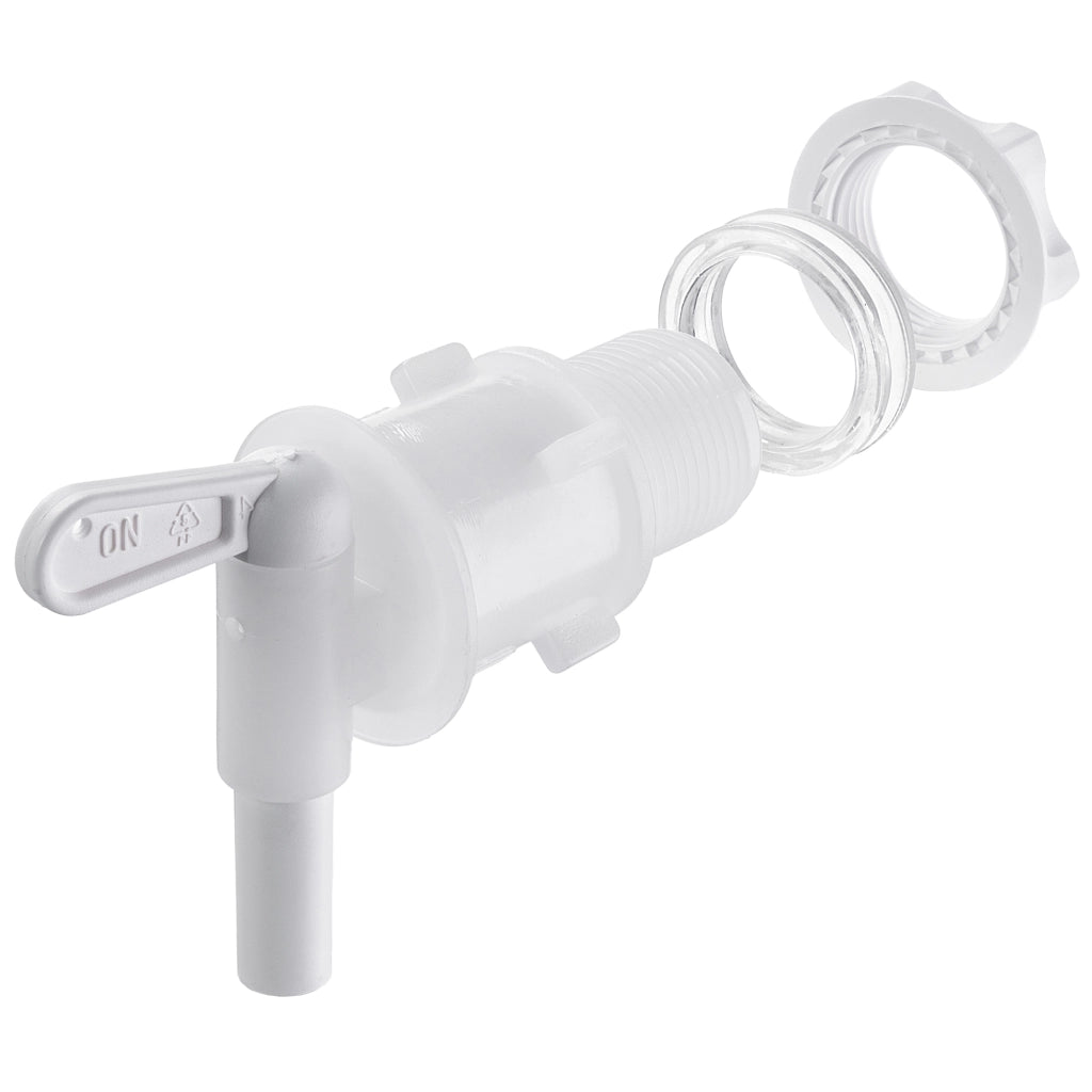 Rubinetto di scarico a spirale KADAX per secchio di fermentazione con guarnizione