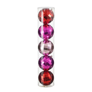 PALLINE GRANDI DISCO ROSSO FUCSIA ROSA D20CM EDELMAN