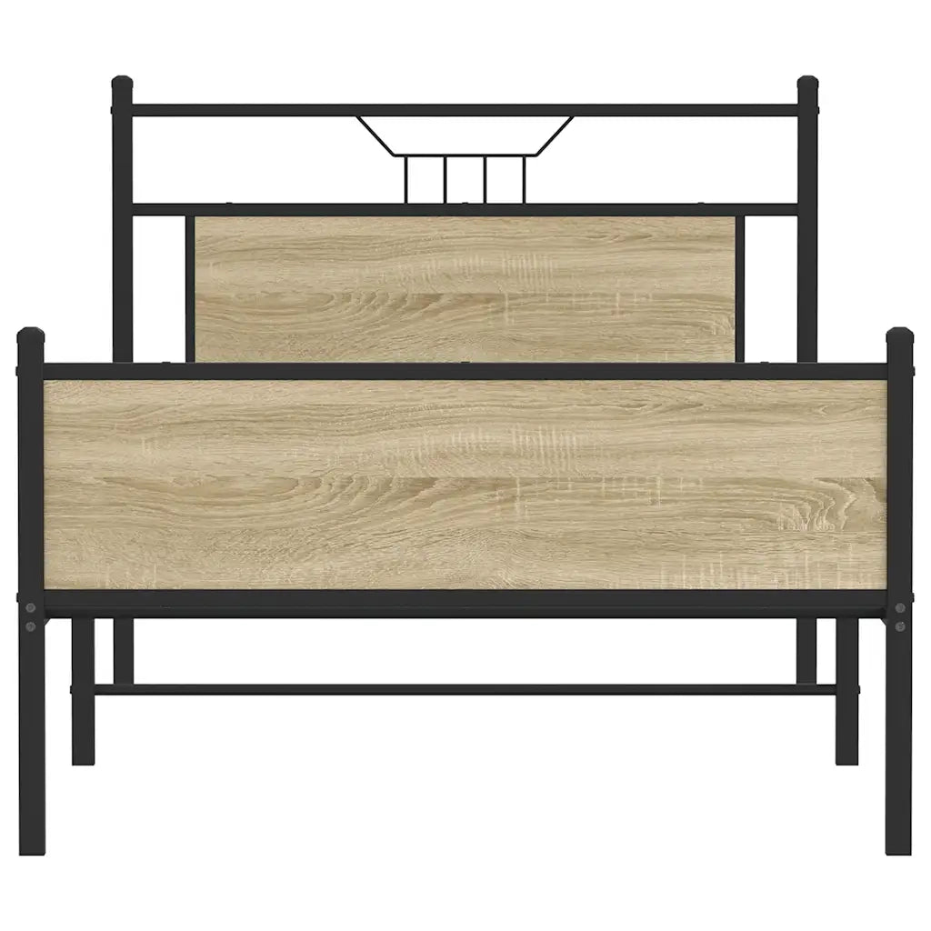 Giroletto senza Materasso Rovere Sonoma 100x200cm in Truciolato 4106975