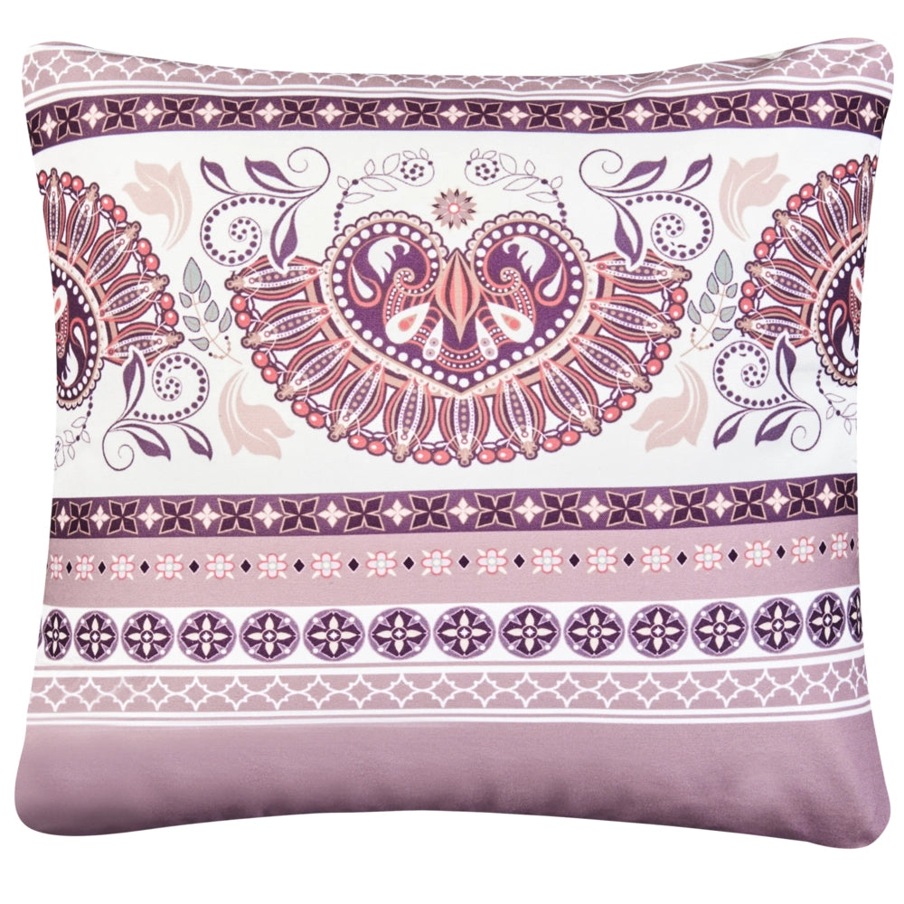 Set di 2 cuscini da esterno in poliestere viola 45 x 45 cm Modello Accessorio da giardino