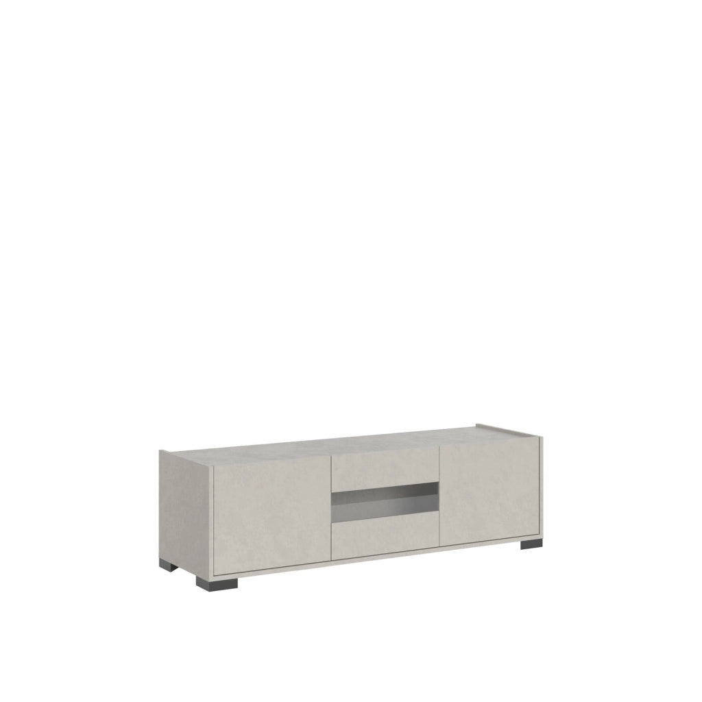 Porta TV 3 ante 130x40x40 cm cashmere - RIFLESSO