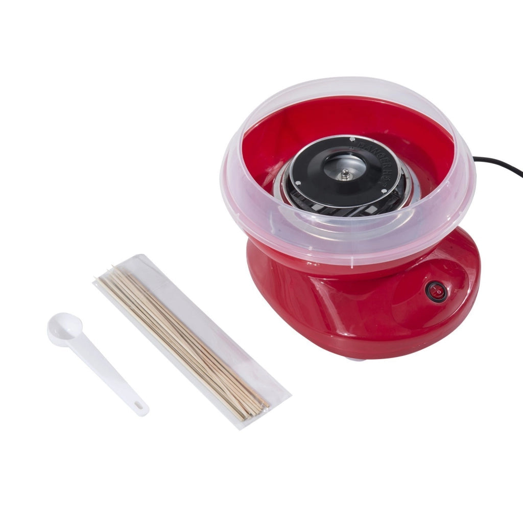Macchina per Zucchero Filato ¨C Zephmum ¨C Rosso Acciaio Inox 27x26x18