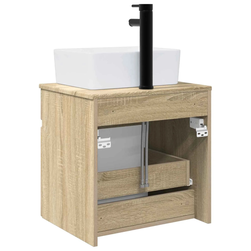 Mobile lavabo da parete Rovere Sonoma 49 x 41 x 63 cm 890584