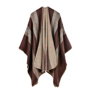 Sciarpa da donna in cashmere con ampi spacchi