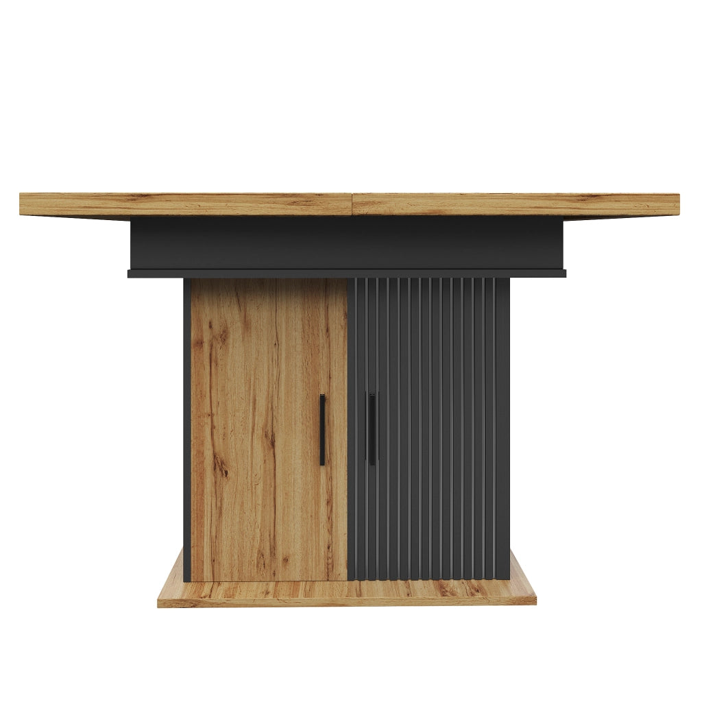 Tavolo da Pranzo Allungabile Pieghevole Salvaspazio ¨C MINIMAL ¨C 110-140x80cm, Retro, 4-6 Persone