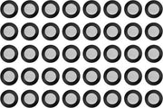 Set di 40 O-ringe in gomma con filtro in acciaio inossidabile per doccia - filtro di chiusura di tubo - 1/2 pollice - design netto