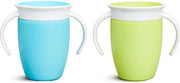 Set di 2 Bicchieri di Allenamento con Manici, BPA-Immuni, Resistenti al Lavastoviglie, 6+ Mesi - Set di 2, 207ml, Blu/Verde