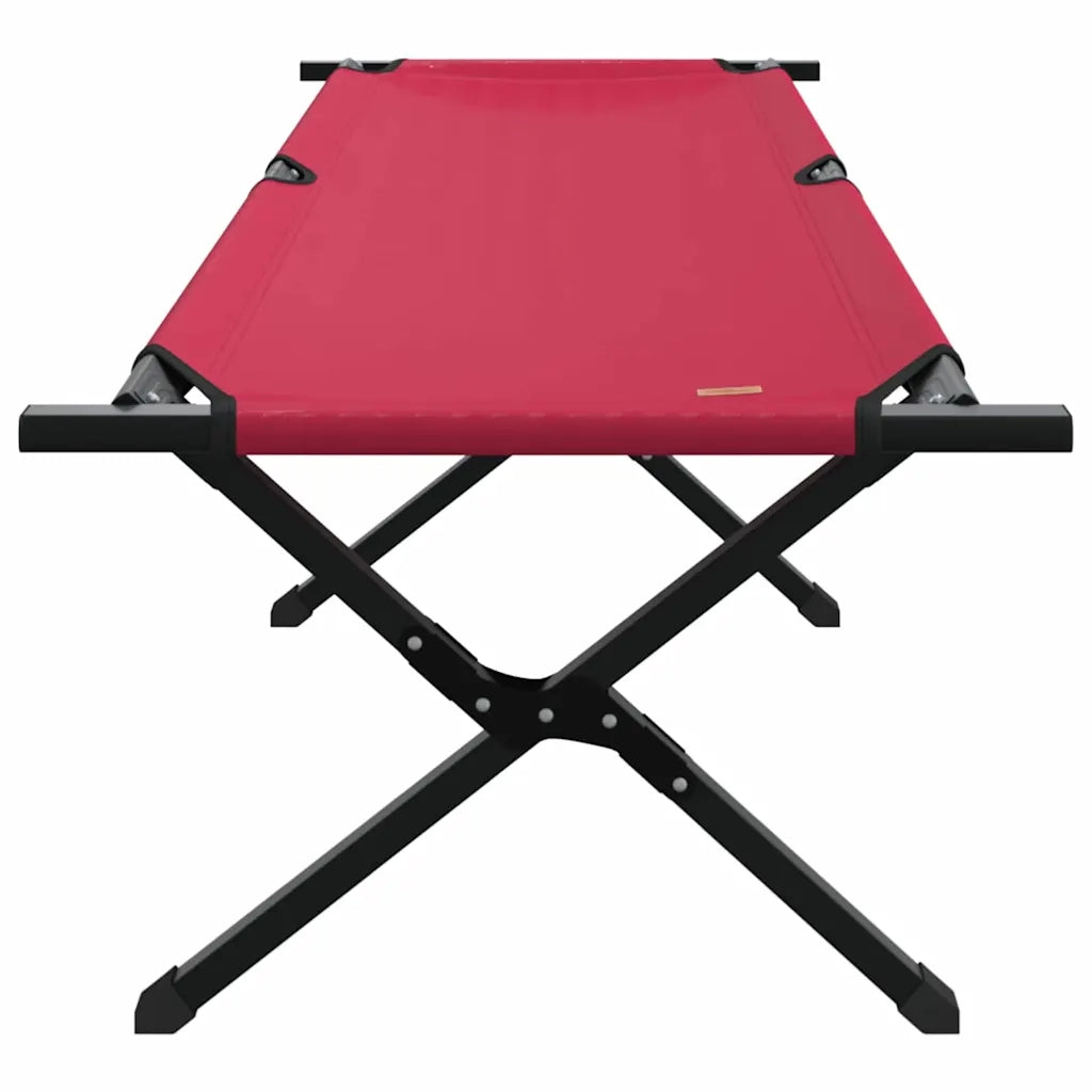 Letto da campeggio pieghevole 2 pz Rosso 193 x 69 x 45 cm CFW6979555