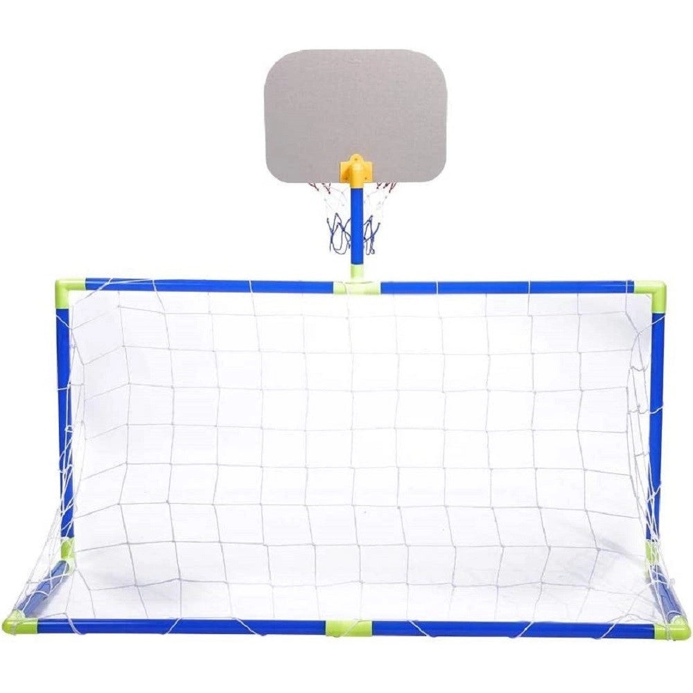 Trade Shop - Insieme Sport Di Pallacanestro Calcio Pieghevole Portatile Bambini Pompa Regalo -