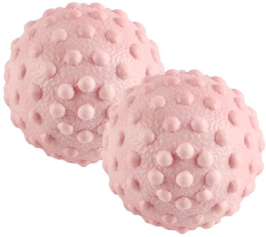Palline di massaggio per punti di attivazione - 2 pezzi - Palline per massaggio dei piedi - Massaggiatore per yoga - Materiale TPE duraturo - Amichevole con la pelle e senza odore - Bastone per massaggio