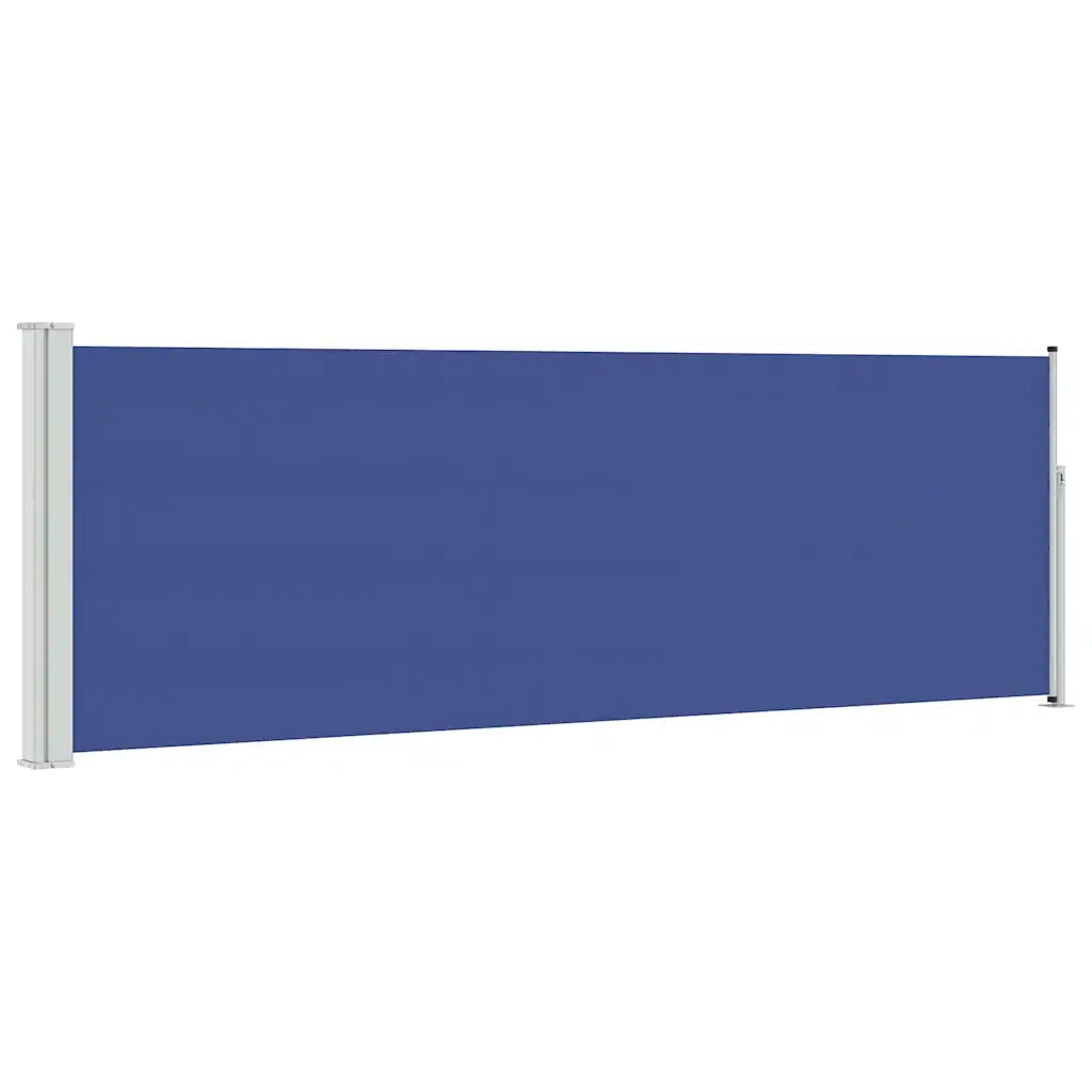 Tenda Laterale Retrattile per Patio 100x300 cm Blu 48372
