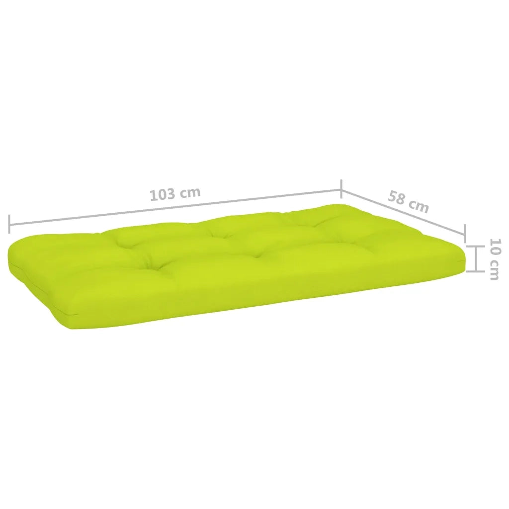 Divano a 2 Posti su Pallet con Cuscini Pino Impregnato Bianco 3066647