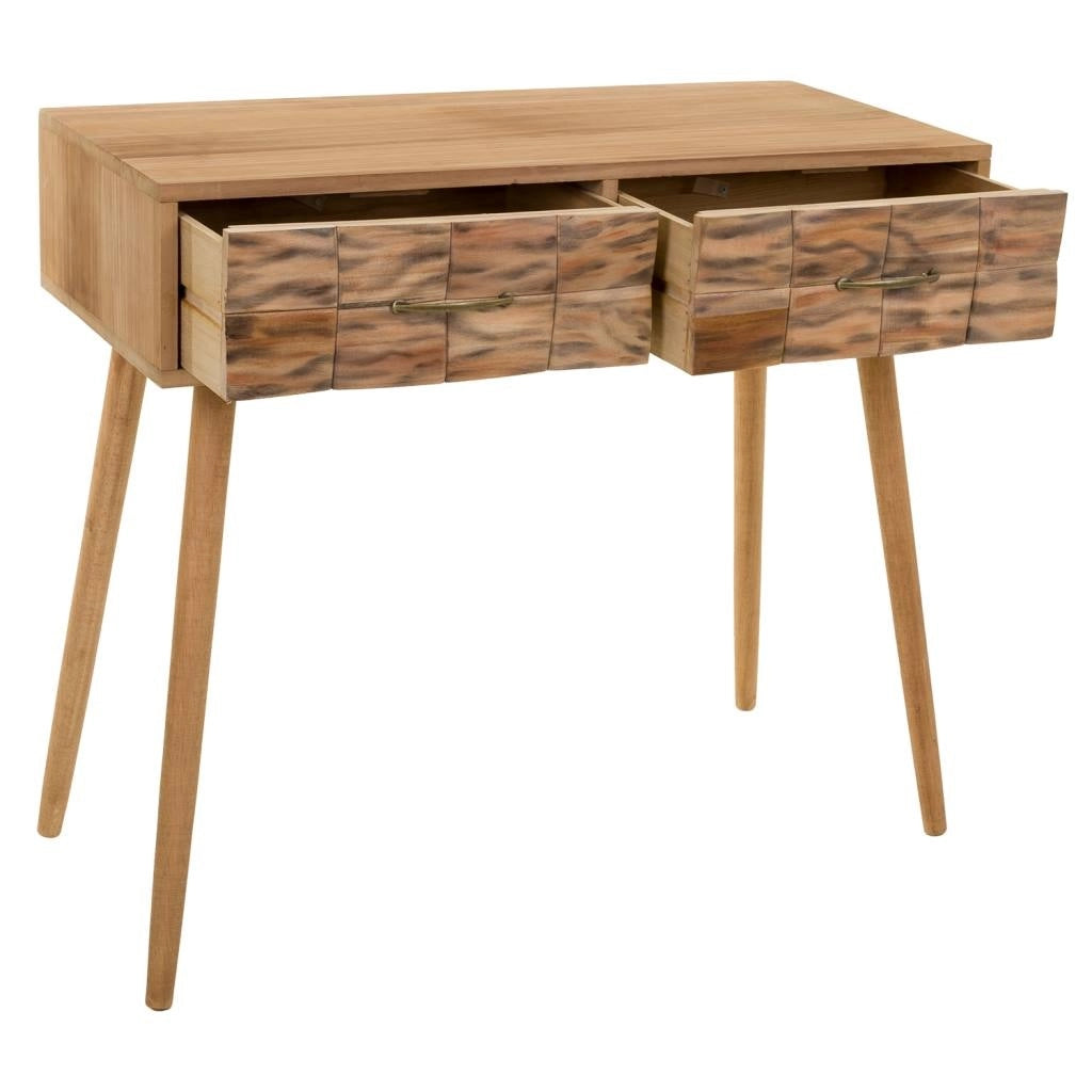 Mobile da ingresso in legno marrone 87x43x79h