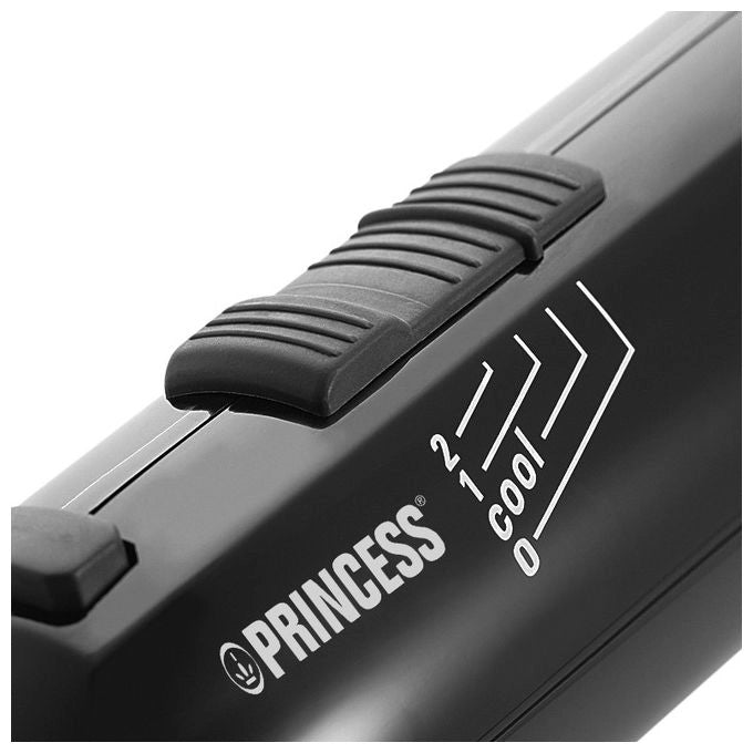 Princess Spazzola Soffiante CC 300 Nera 300W 2 Accessori