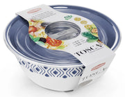 Stefanplast CIOTOLA TOSCA  SET 3 PEZZI  bianco/blu palace