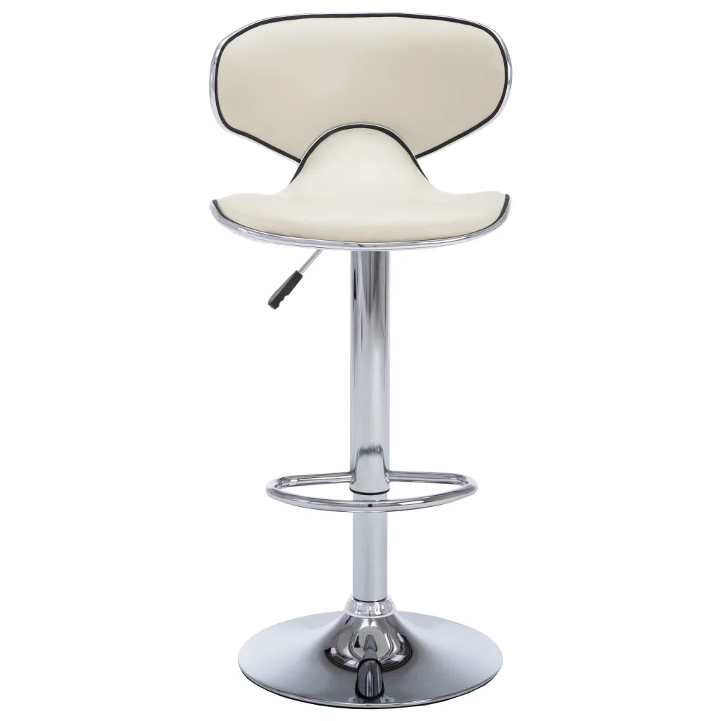 323647 Bar Stools 2 pcs Cream Faux Leather cod mxl 55645