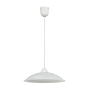 LAMPADA SOSP DUNA 30 1XE27 ALABASTRO BIANCO