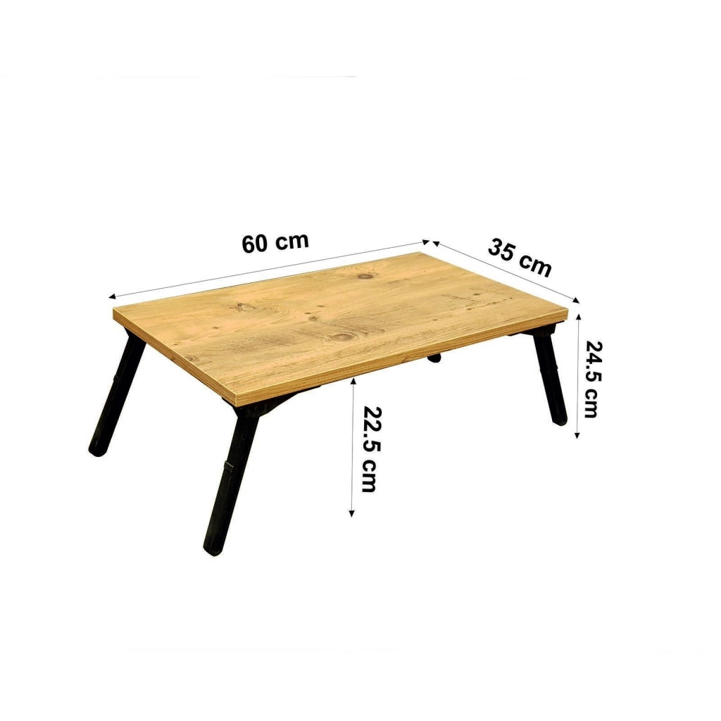 Cusio, Scrivania Supporto pc, 35x60x24.5h cm Nero
