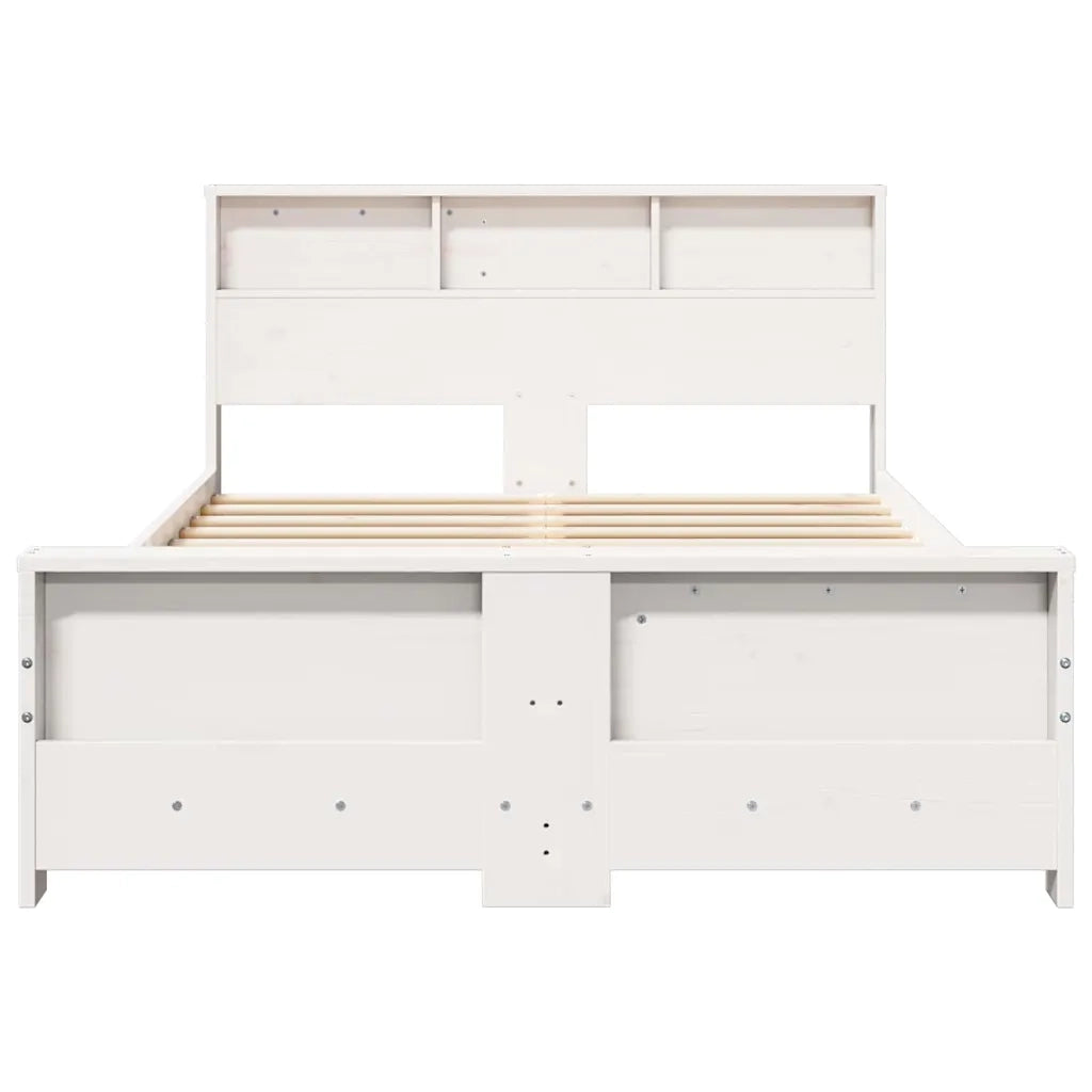 Struttura del letto Bianco 135 x 190 cm Legno multistrato