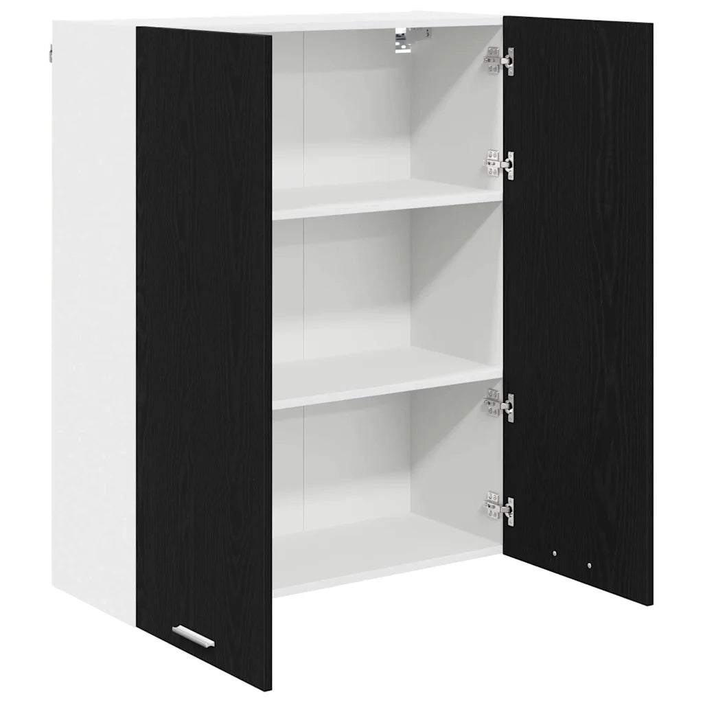 Armadio pensile Rovere Nero 80 x 31 x 100 cm Legno multistrato 884363