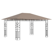 Gazebo con Zanzariera 4x3x2,73 m Talpa 180 g/m² 312252