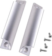 Porta Scorrevole in Alluminio - Deurklink per Finestre - Set di Deurklink - Deurklink per Porte Scorrevoli - Deurklink con 4 Viti (Argento)