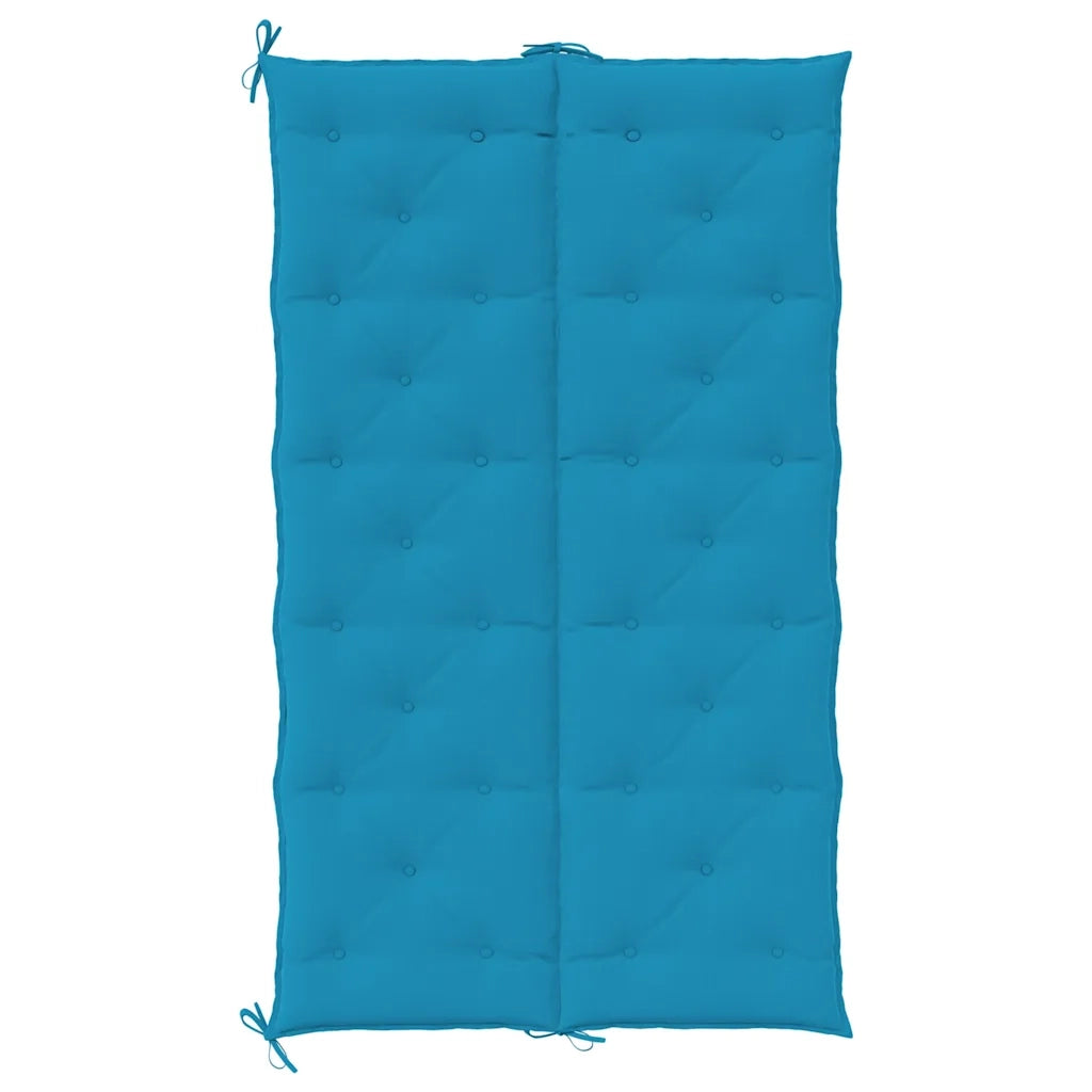 Cuscino per Panca Azzurro 180x(50+50)x7 cm in Tessuto Oxford