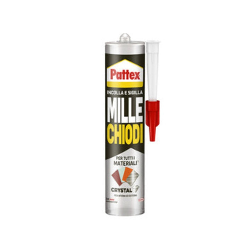PATTEX MILLECHIODI CRYSTAL CARTUCCIA 290 G- 12,0 pz