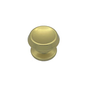 Pomolo fisso per porta SAGUATTI 166/70BB in alluminio oro lucido