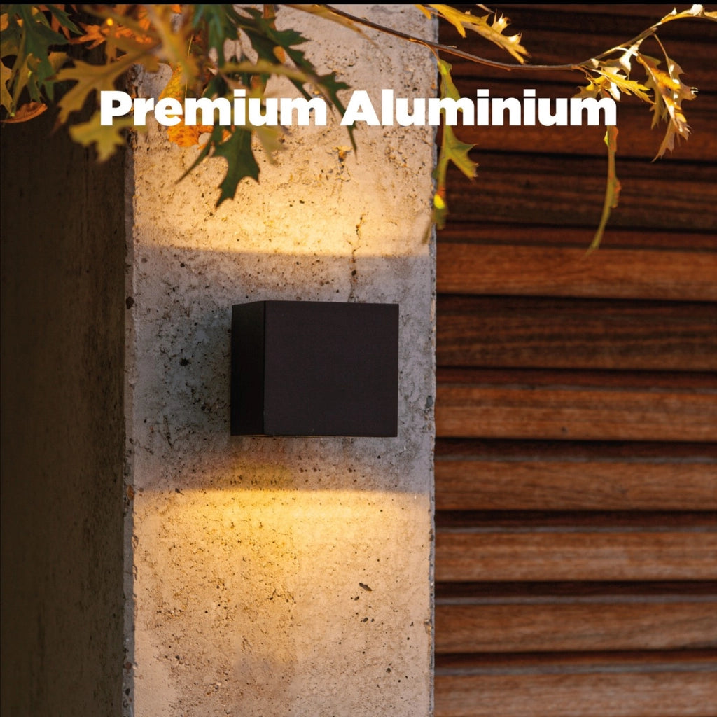 Applique esterno GEMINI nero Lutec LED 9W IP54 3000K