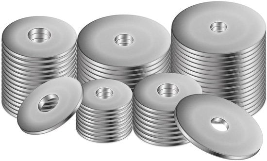 Set di chiavi a gabbia Premium - Chiavi a gabbia grandi M8 x 30 - Acciaio inossidabile - 50 pezzi - Per viti e dadi