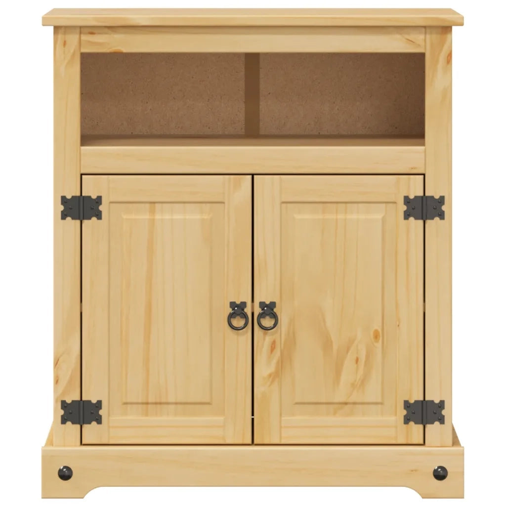 vidaXL Mobile da Bagno Corona 70x33x80 cm in Legno Massello di Pino