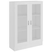 Armadietto con Vetrina Bianco 82,5x30,5x115cm Legno Multistrato CFW2090933