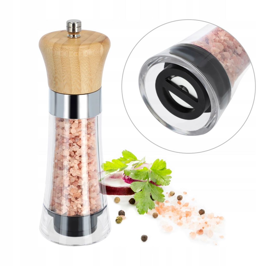 Macinino manuale per pepe, sale, spezie ed erbe aromatiche KADAX con struttura in ceramica resistente.