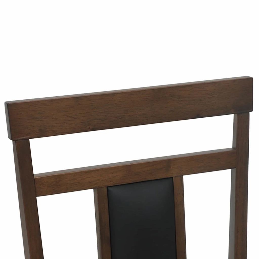 Sedia da pranzo 2 pcs Marrone chiaro e nero 42020502