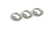 Faretto da incasso Trio JURA argento 3xGU10 650100307