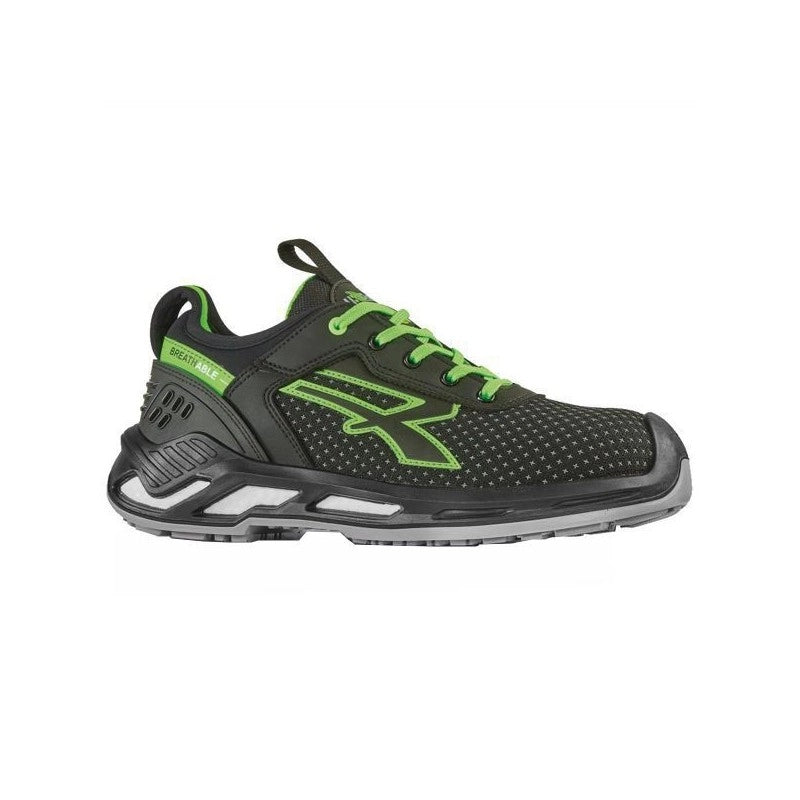 Scarpe Bryan Nero/Verde Basse 41 S3 Upower