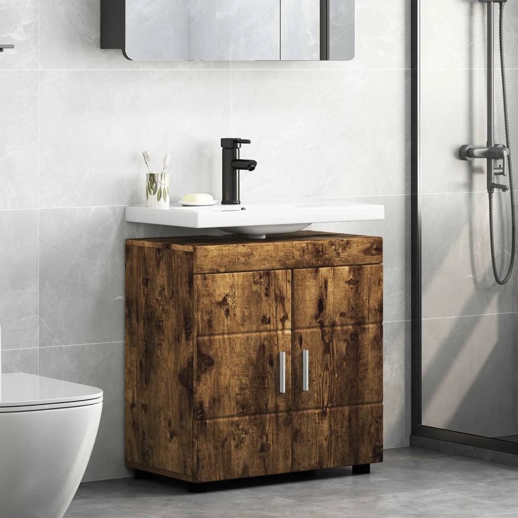Set di Armadi da Bagno TULUM Rovere fumé 60 x 34 x 63 cm
