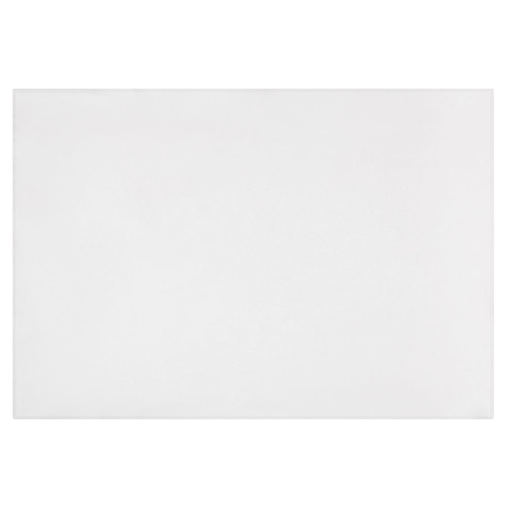 Copripiumino per coperta ponderata Bianco Tessuto poliestere 135 x 200 cm Motivo solido Design moderno Tessile camera da letto