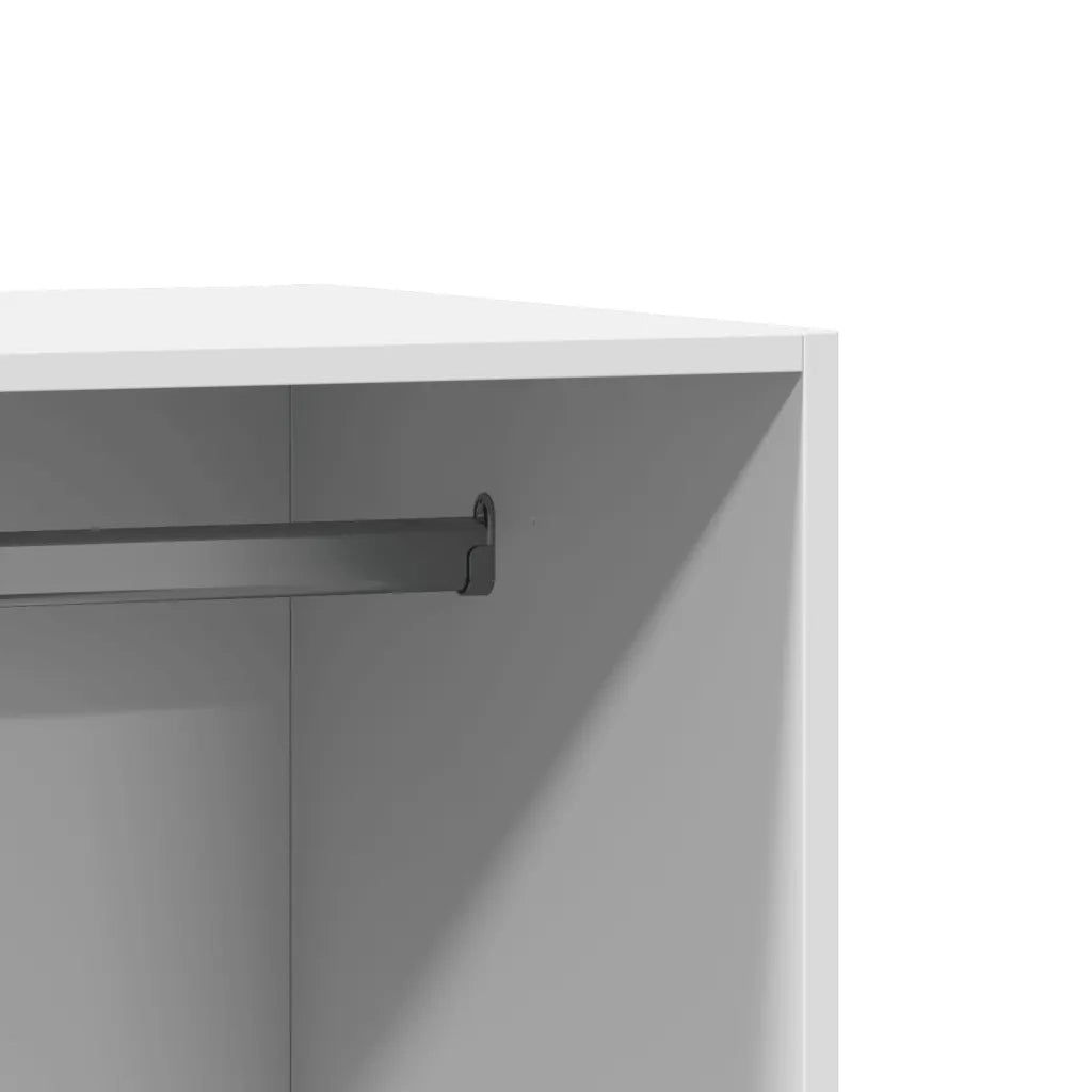 Armadio Bianco 48x41x102 cm in Legno Multistrato 840814