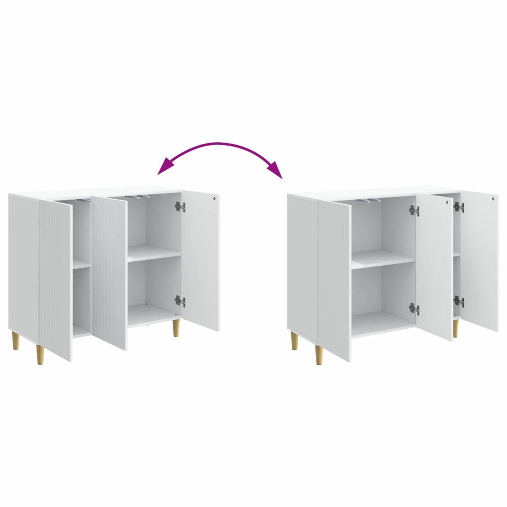 Credenza Bianco 89 x 34,5 x 80 cm Legno ingegnerizzato 894645
