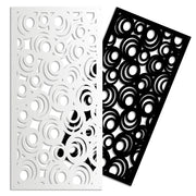 MICKEY - Pannello in PVC traforato - Parasole Misura: 47x94 cm, Colore: nero