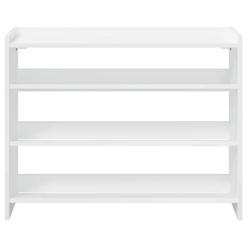 Scarpiera Bianca 80x25x62 cm in Legno Multistrato