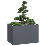 Fioriera Antracite 120x80x80 cm in Acciaio 860789