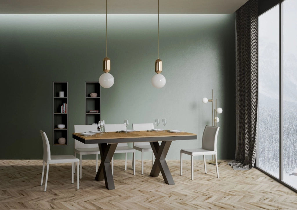 Tavolo Allungabile 180-284x90x80 cm Traffic Evolution Quercia Naturale