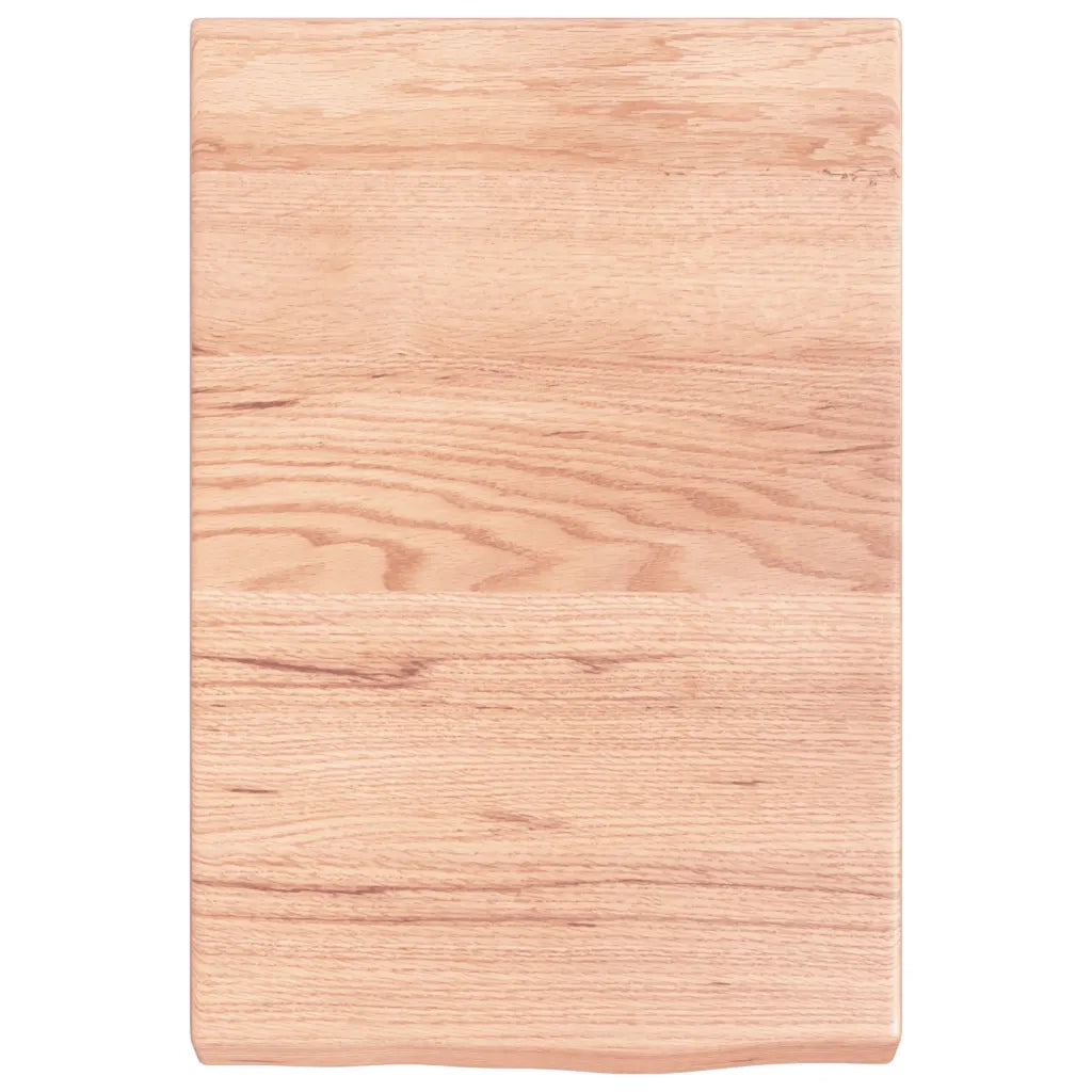 Ripiano Muro Marrone 40x60x(2-6) cm Massello Rovere Trattato 363637